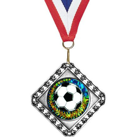 Exclusive Diamond Medal with Round Insert