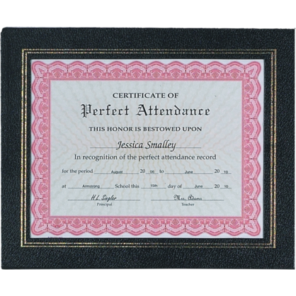 Leatherette Certificate Holder